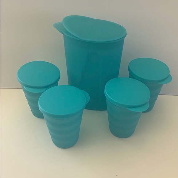 Tupperware Impressions Classic Bowl Set (4) & Jug (4) Tumbler - Picture 9 of 16
